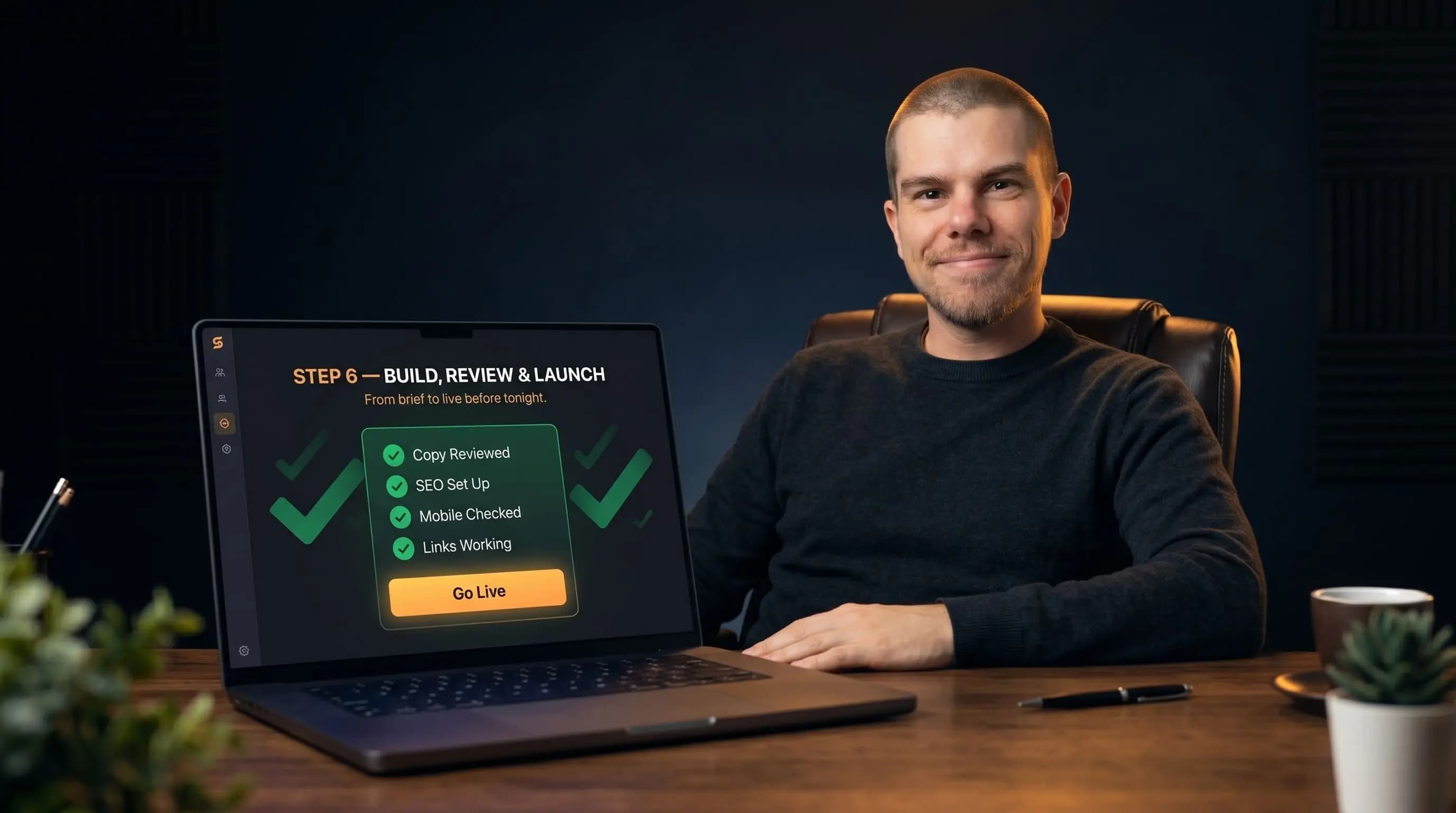 Pre-launch review and live website